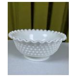 7.5' Fenton English Hobnail Bowl
