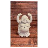 7' happy buddha pottery planter