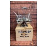 MC chrome Westfield relish susan server w/ box