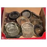 Flat of vintage bar ashtrays