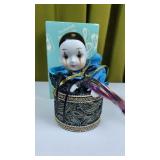 San Francisco Music Box Porcelain Clown 7'