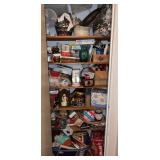 End of hall closet contents