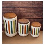 3pc West Germany canister set