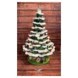 20' MC ceramic Christmas tree on stand