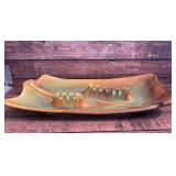 MC Maurice of California pottery ashtray 15 x 7