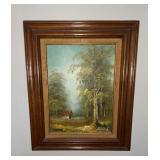 Signed oil on canvas