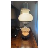 Vintage hand painted lamp