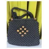 Vintage Crochet Purse 14'