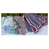3 Vintage Throw Blankets