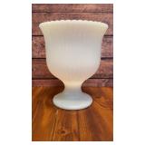 Ribbed pedestal vase E.O.Brody