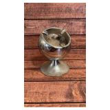 Atomic era chrome ashtray