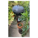 BBQ Grill and planters