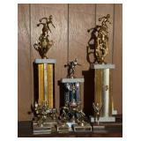 A lot of vintage trophies