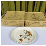 8 Galloping Gourmet Stoneware Dinner Plates 10'