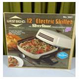 NOS West Bend 12' Electric Skillet Sealed Box