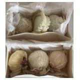 6 Vintage Christmas ornaments