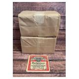 2 NOS full packs Budweiser vintage beer coasters