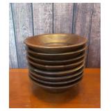 8 walnut bowls