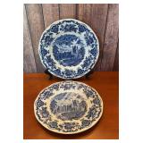 2 Wedgewood Royal Holmes of Britain plates