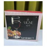 Set of 6 Lumiarc Goblets