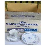 NOS Crown Empire Duchess 28pc China Set