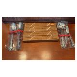 NOS elegante stainless flatware 21pc total