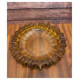 10' MC amber ashtray