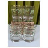 NOS Christmas Rocks Glasses 4'