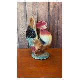 8' royal copley rooster pottery statue