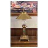 20' brass Paris orient express desk lamp