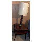 MC end table and lamp