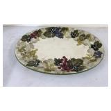 Grapes & Leaves Platter 18 x 14