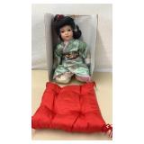 New 12' Porcelain Geisha Doll