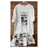 6 NEW we did it blues Stanley cup tee shirts
