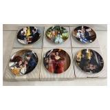 6 Gone with the Wind Collector Plates 8'