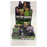 4 New Flip Top Butane Lighters