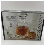 New Wellfort 5pc Decanter Set