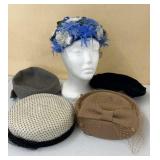 5 Vintage Womenï¿½s Hats