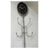 New Wall Clock with Hooks 32'