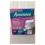 New Assurance Womenï¿½s Underwear 2XL