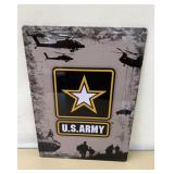 US ARMY Metal Sign 17 x 12