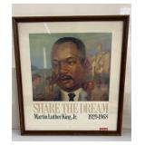 Martin Luther King Jr Coke Advertising Framed