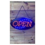 Lighted Open Sign Works 20 x 11