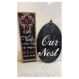 2 Decor Signs