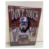New Donï¿½t Touch My Tools Metal Sign 17 x 12