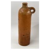 Vintage Stoneware Whiskey Bottle 12'