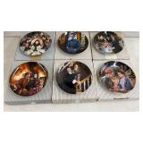 6 Gone with the Wind Collector Plates 8'