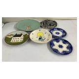 6 Assorted Collector Style Plates