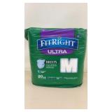 NEW fit right ultra briefs 20 count