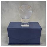 F-15 eagle jet globe paperweight w/ box